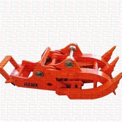 Accesorios para excavadora de 6 toneladas Garfio mecánico para madera