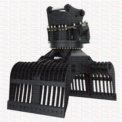 Garra de demolición giratoria de servicio pesado